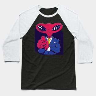 Alien Boss Baseball T-Shirt